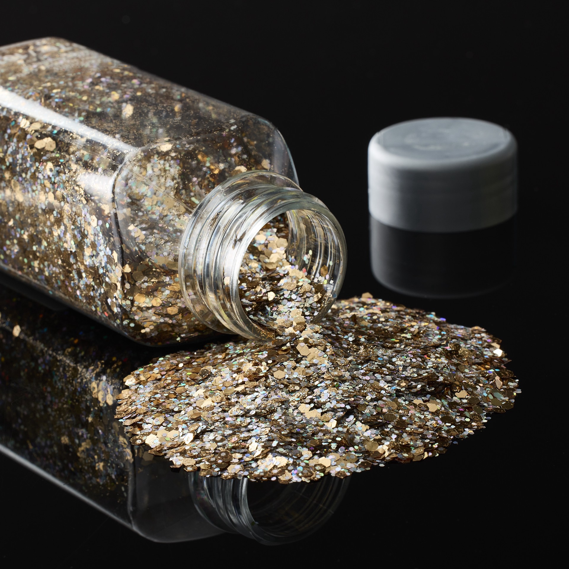 slide 2 of 3, Metallic Chunky Polyester Glitter By Recollections, 5.7 oz