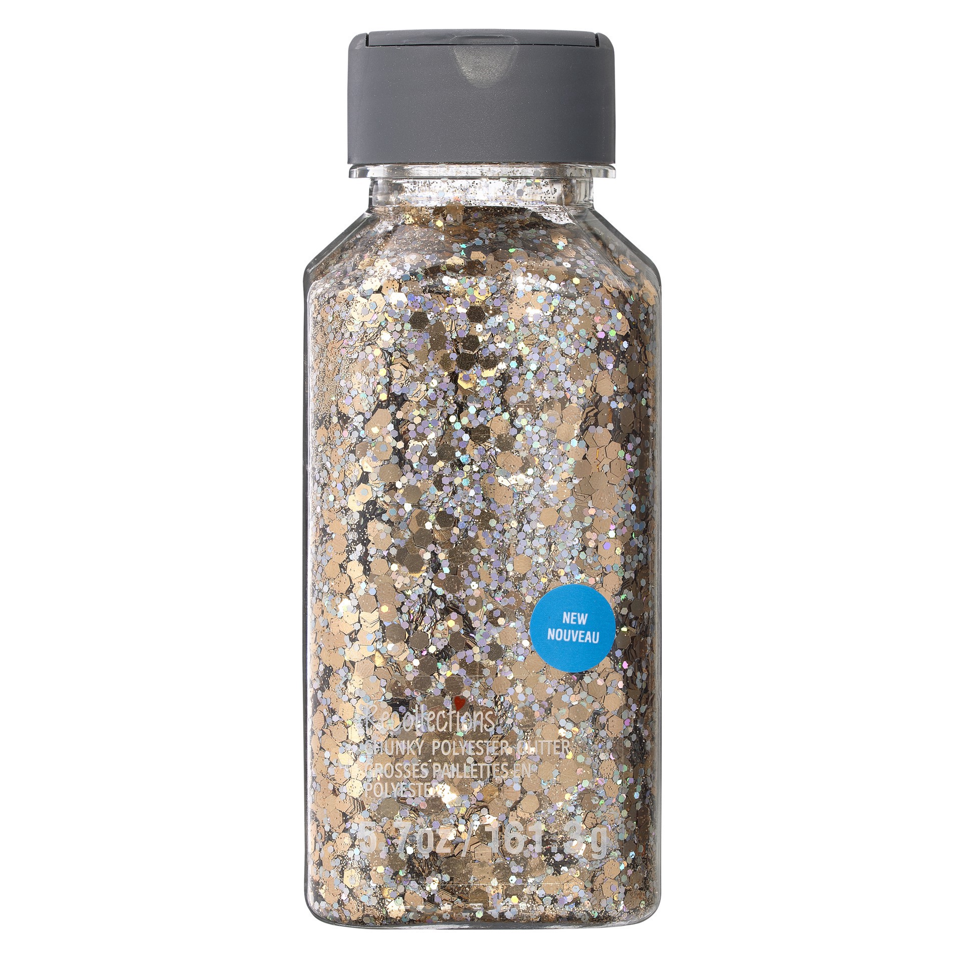 slide 3 of 3, Metallic Chunky Polyester Glitter By Recollections, 5.7 oz