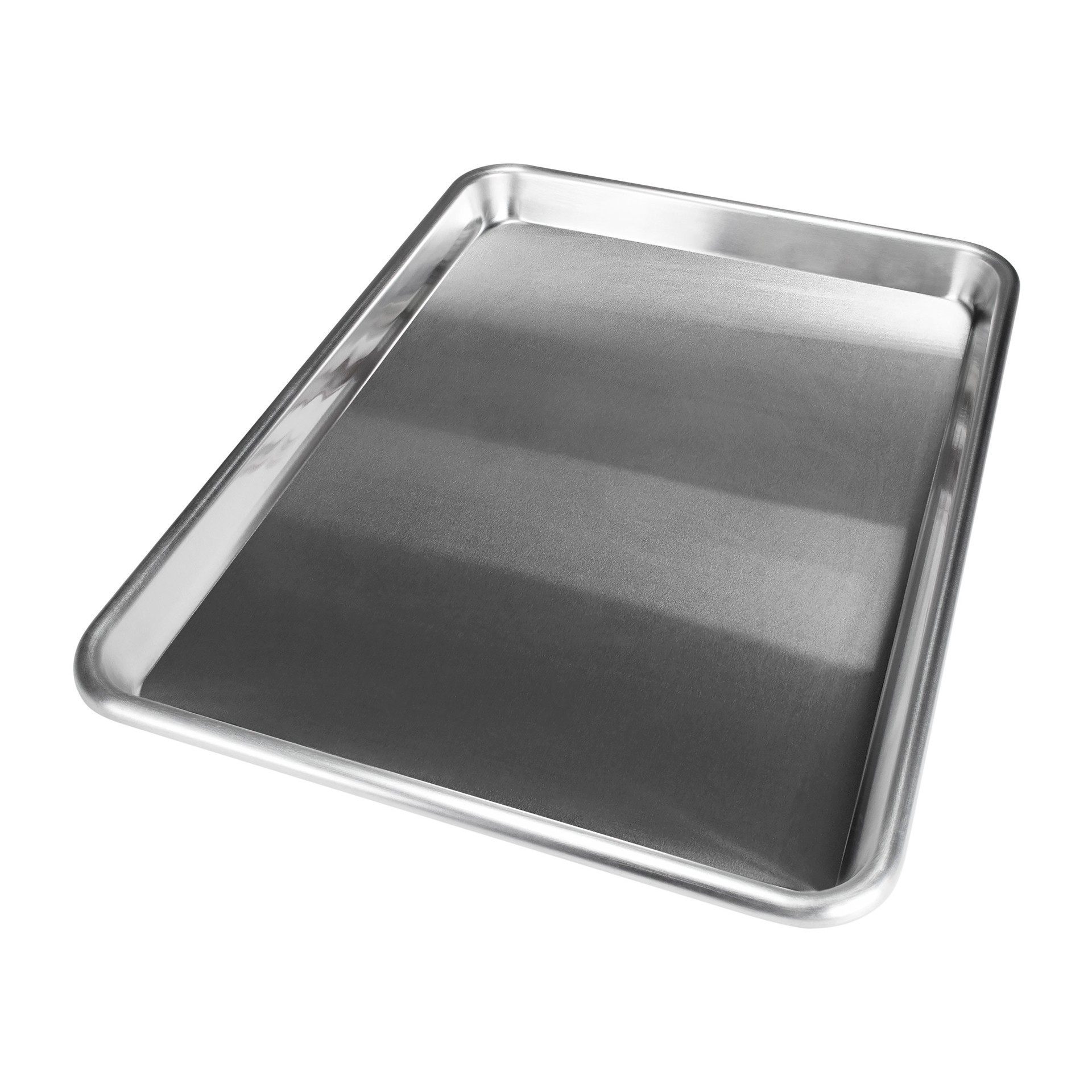 slide 4 of 4, Fat Daddio's Proseries Bakeware Natural Aluminum Half Sheet Pan, 13 in x 18 in x 1 in