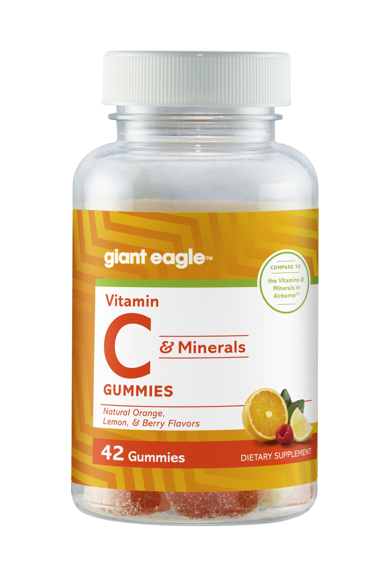 slide 1 of 1, Giant Eagle Vitamin C Immune Gummies, 42 bc