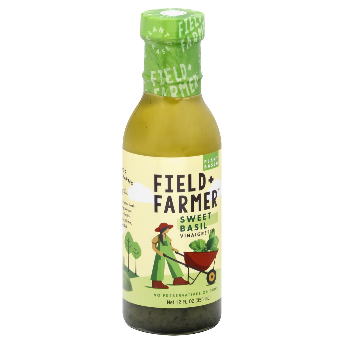 slide 6 of 9, Field & Farmer Sweet Basil Vinaigrette Salad Dressing, 1 ct