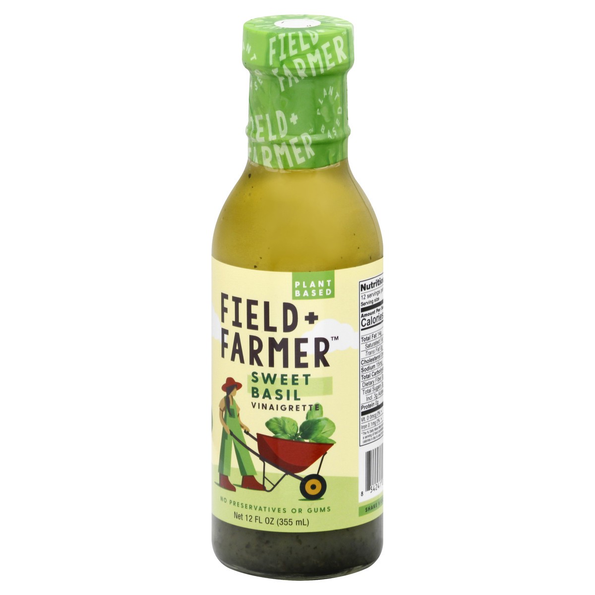 slide 4 of 9, Field & Farmer Sweet Basil Vinaigrette Salad Dressing, 1 ct