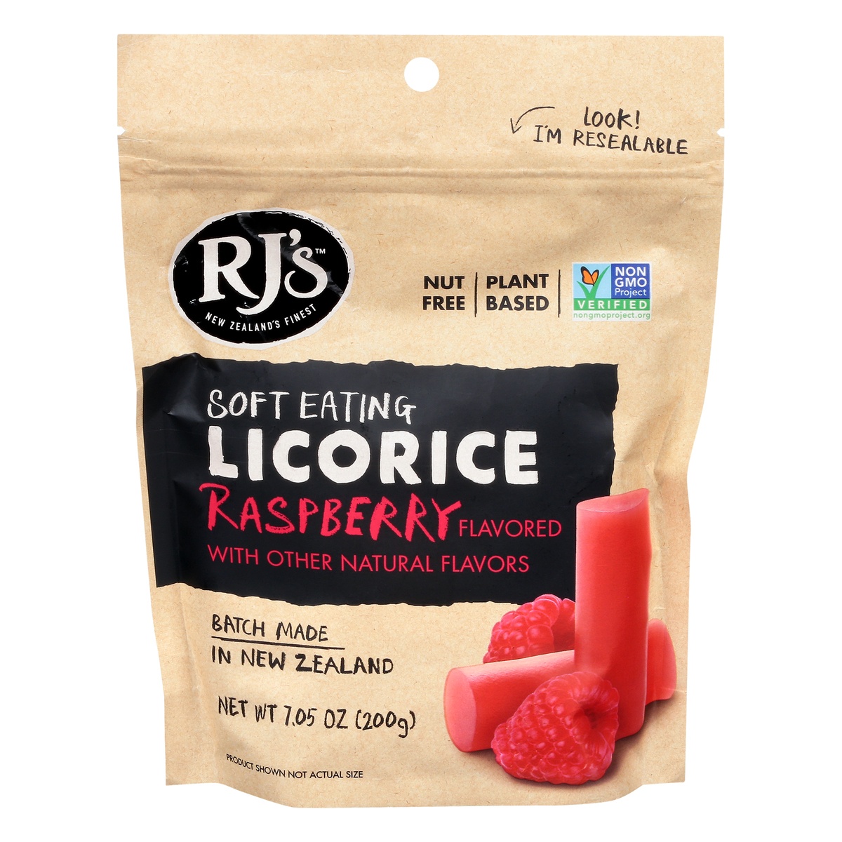 slide 1 of 1, RJs Soft Eating Raspberry Licorice 7.05 oz, 7.05 oz