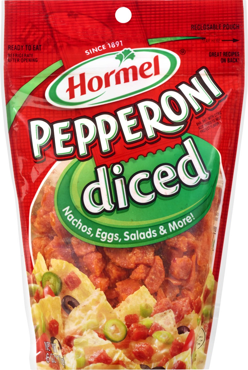 slide 4 of 5, Hormel Diced Pepperoni 6 oz. Pouch, 6 oz