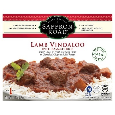 slide 1 of 1, Saffron Road Lamb Vindaloo Entre, 11 oz