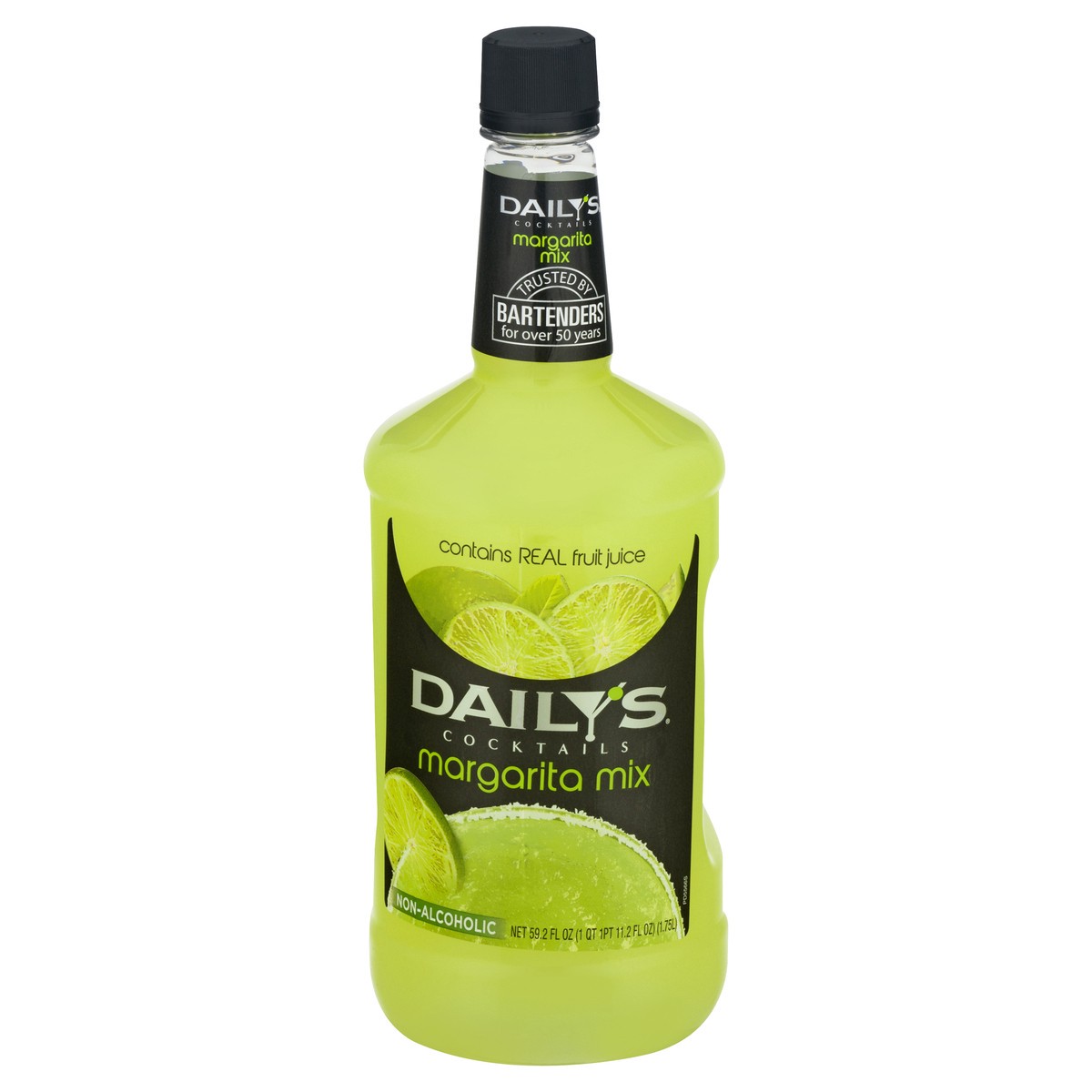 slide 1 of 10, Daily's Cocktails Margarita Non-Alcoholic Cocktail Mix, 1.75 liter