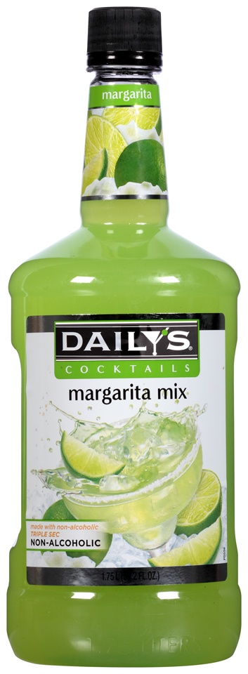 slide 1 of 1, Daily's Cocktails Margarita Non-Alcoholic Cocktail Mix, 1.75 liter