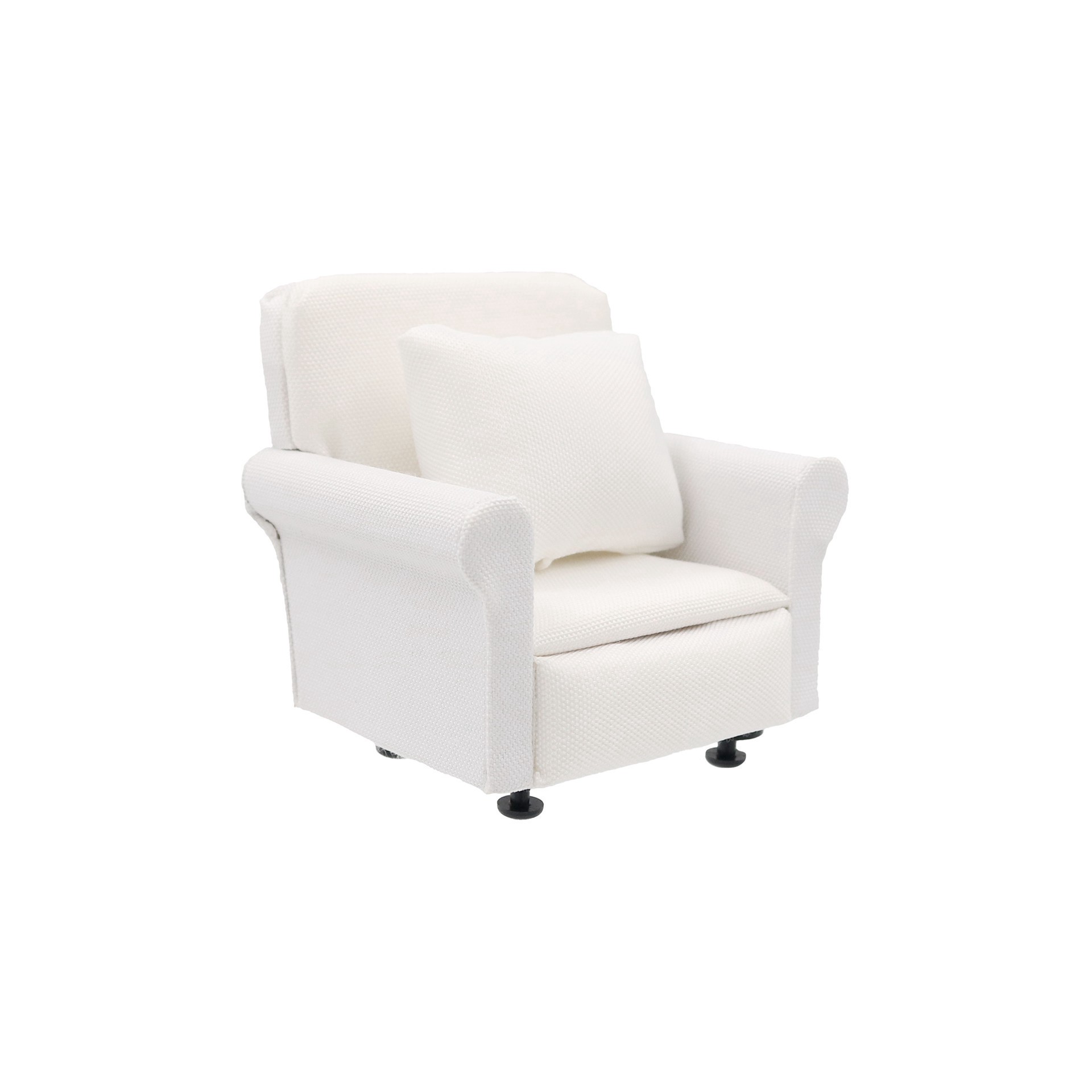slide 3 of 3, Mini White Chair With Pillow By Make Market, 3 in x 3 in