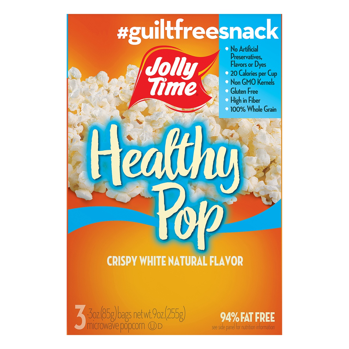 slide 1 of 1, Jolly Time Healthy Pop Microwave Popcorn, 9 oz