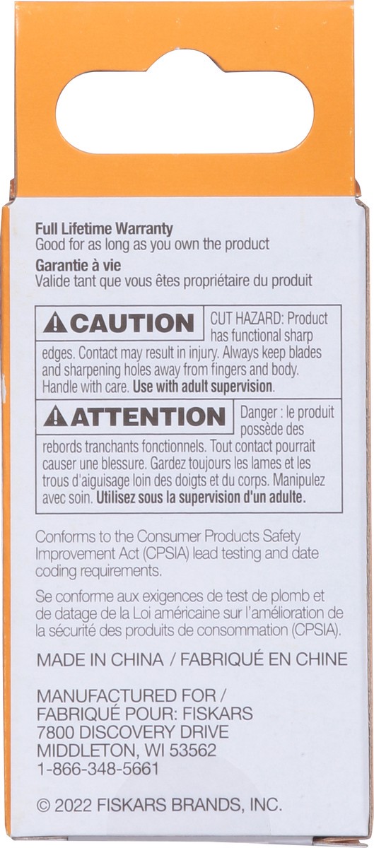 slide 8 of 9, Fiskars Squeeze Sharpener 1 ea, 1 ct