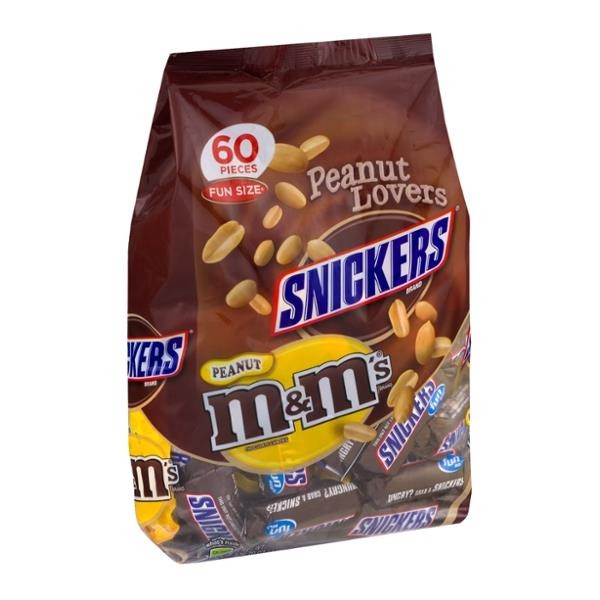 slide 1 of 1, Mars Peanut Lovers Candy Assortment Fun Size, 36 oz