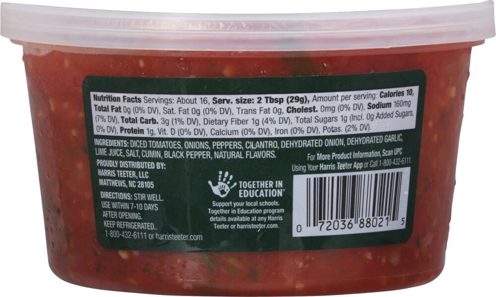 slide 2 of 3, Harris Teeter Farmers Market™ Fresh Mild Salsa, 16 oz
