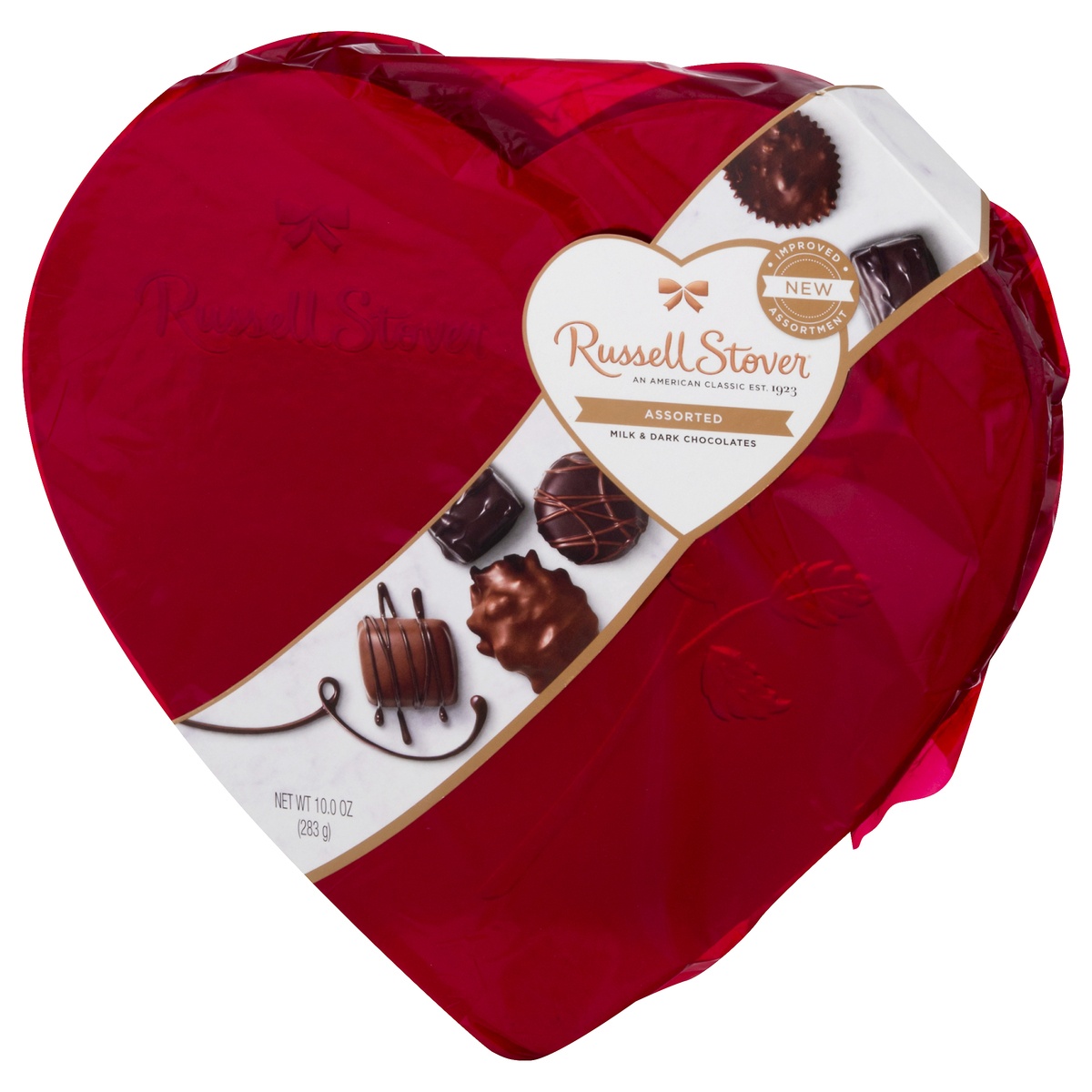 Russell Stover Red Foil Heart Assorted Chocolates 10 oz | Shipt