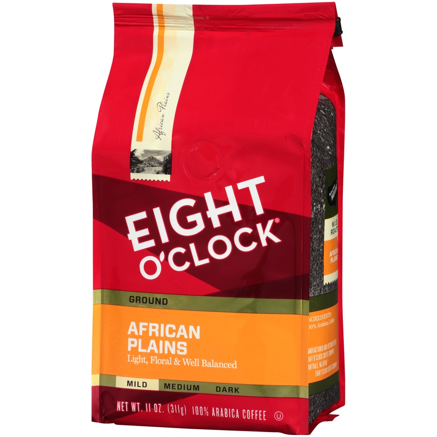 slide 3 of 7, Eight O'Clock Coffee African Plains Ground Coffee, 11 oz