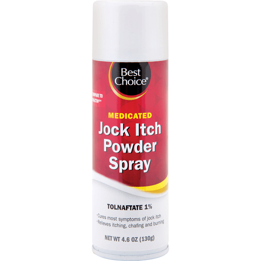 slide 1 of 1, Best Choice Jock Itch Powder Spray, 4.6 oz