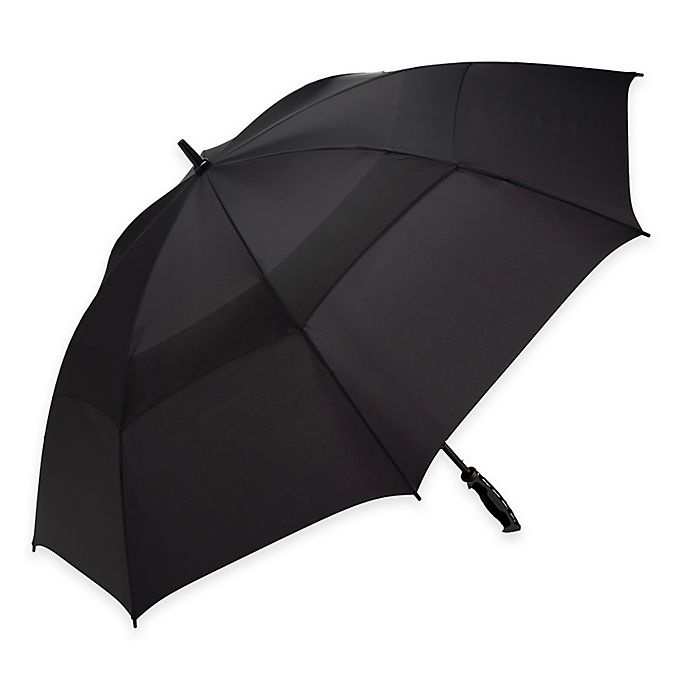 slide 1 of 2, Shedrain Windjammer Vented Golf Rain Umbrella - Black, 1 ct