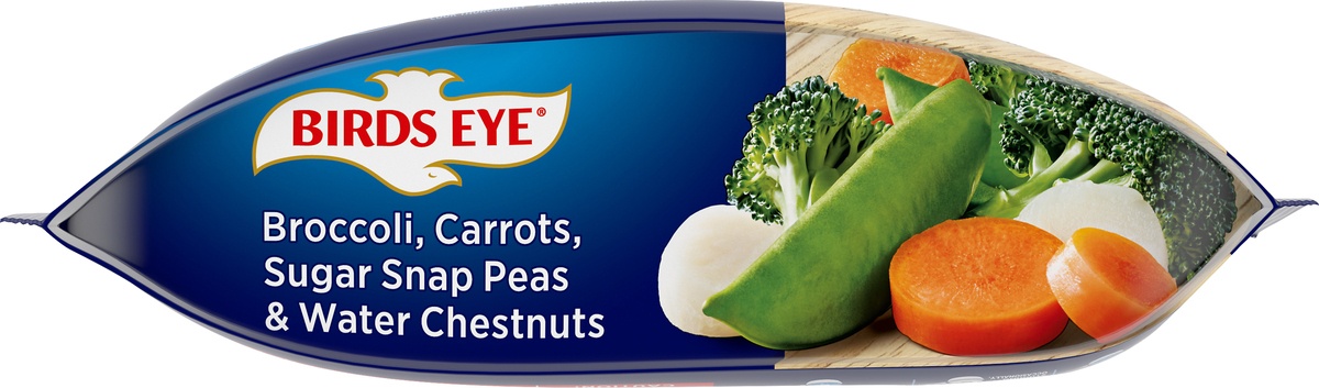slide 8 of 10, Birds Eye Steamfresh Broccoli, Carrots, Sugar Snap Peas & Water Chestnuts Mixtures, 10.8 oz