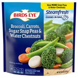 Birds Eye Broccoli, Carrots, Sugar Snap Peas, Water Chestnuts, Frozen Vegetables, 10.8 oz