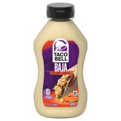 Taco Bell Creamy Baja Sauce, 12 fl oz Bottle
