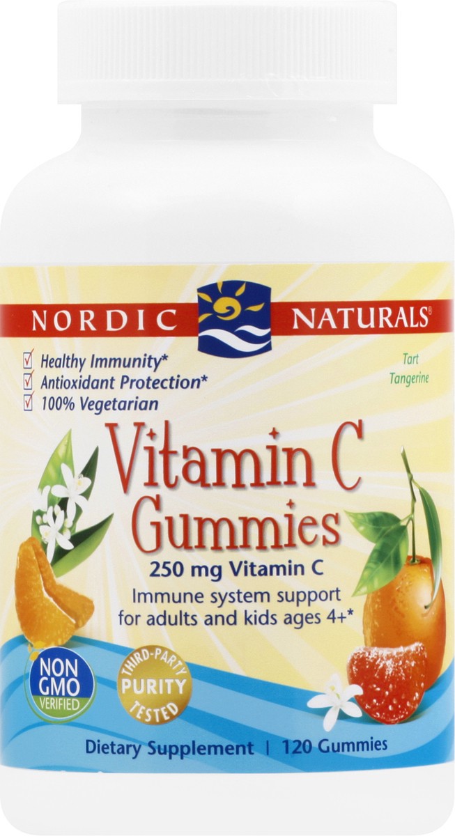 slide 6 of 12, Nordic Naturals Vitamin C Gummies, 120 ct