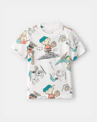 Carters Toddler Peanuts™ Snoopy Graphic Tee - White White 5T