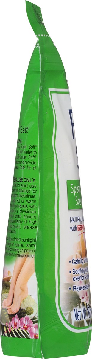 slide 4 of 10, Lucky Super Soft Epsom Salt, Foot Soak, Spearmint & Menthol Scented, 16 oz