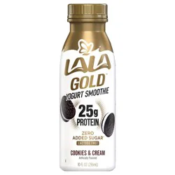 Lala Gold Cookies & Cream Yogurt Smoothie 10 fl oz