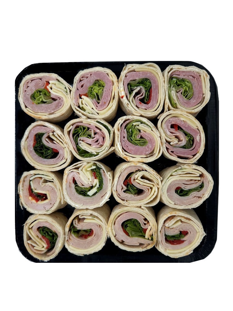 slide 1 of 1, Deli Kitchen Platter Combo Pinwheel, 43 oz