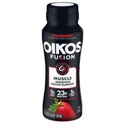 Oikos Fusion Drink, Strawberry, 7 Fl Oz Bottle