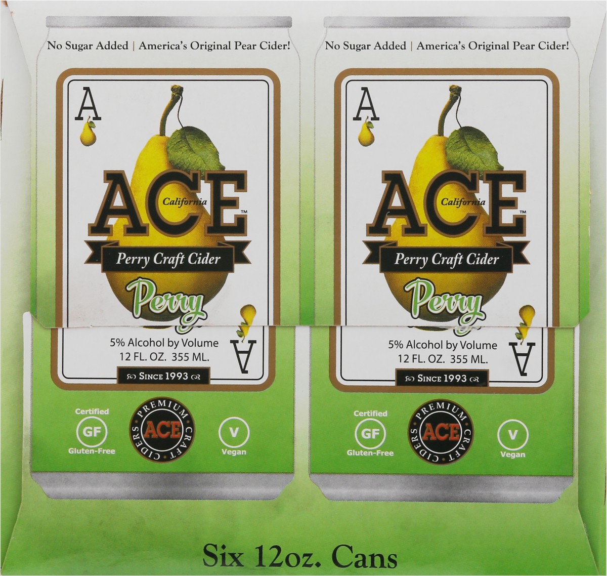 slide 13 of 13, Ace Ciders Perry Hard Cider, 6 ct; 12 oz