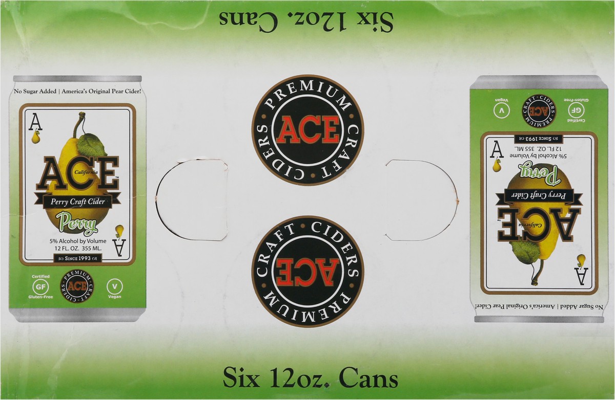 slide 6 of 13, Ace Ciders Perry Hard Cider, 6 ct; 12 oz