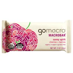 GoMacro Organic Vegan Cherries & Berries Macrobar