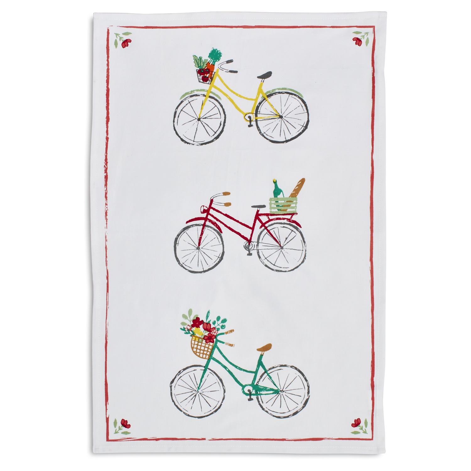 slide 1 of 1, Sur La Table Bicycle Kitchen Towel, 28 in x 18 in