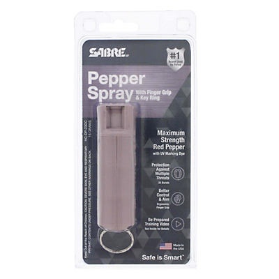 slide 1 of 1, SABRE Dusk Purple Pepper Spray with Finger Grip, 1 ct
