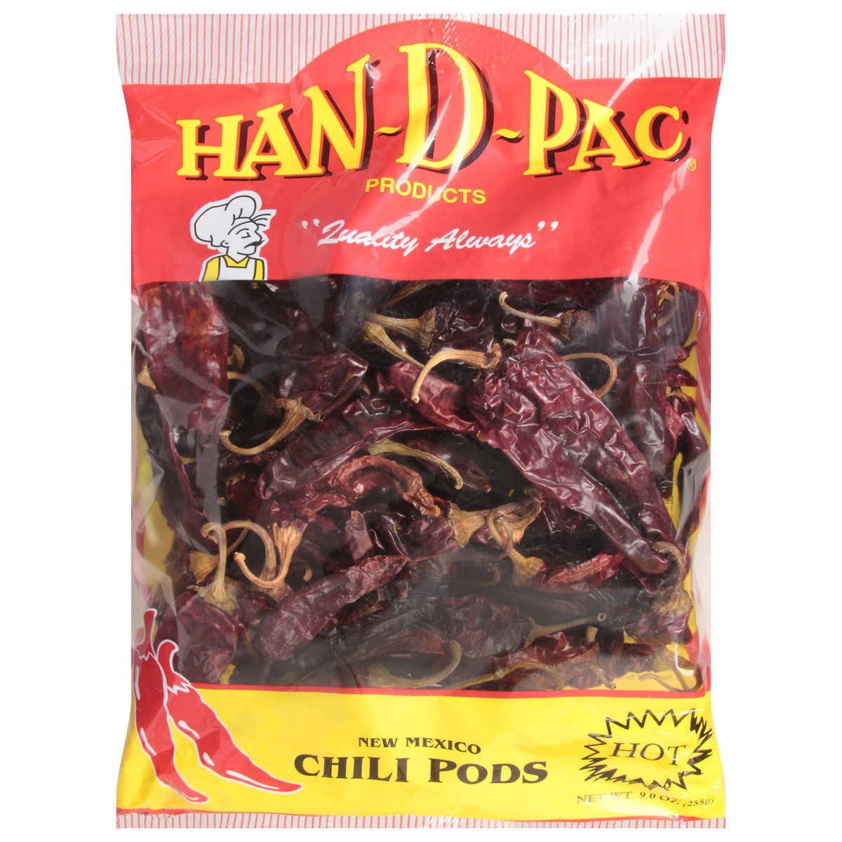 slide 12 of 12, Han-D-Pac Hot Chili Pods 9.0 oz, per lb