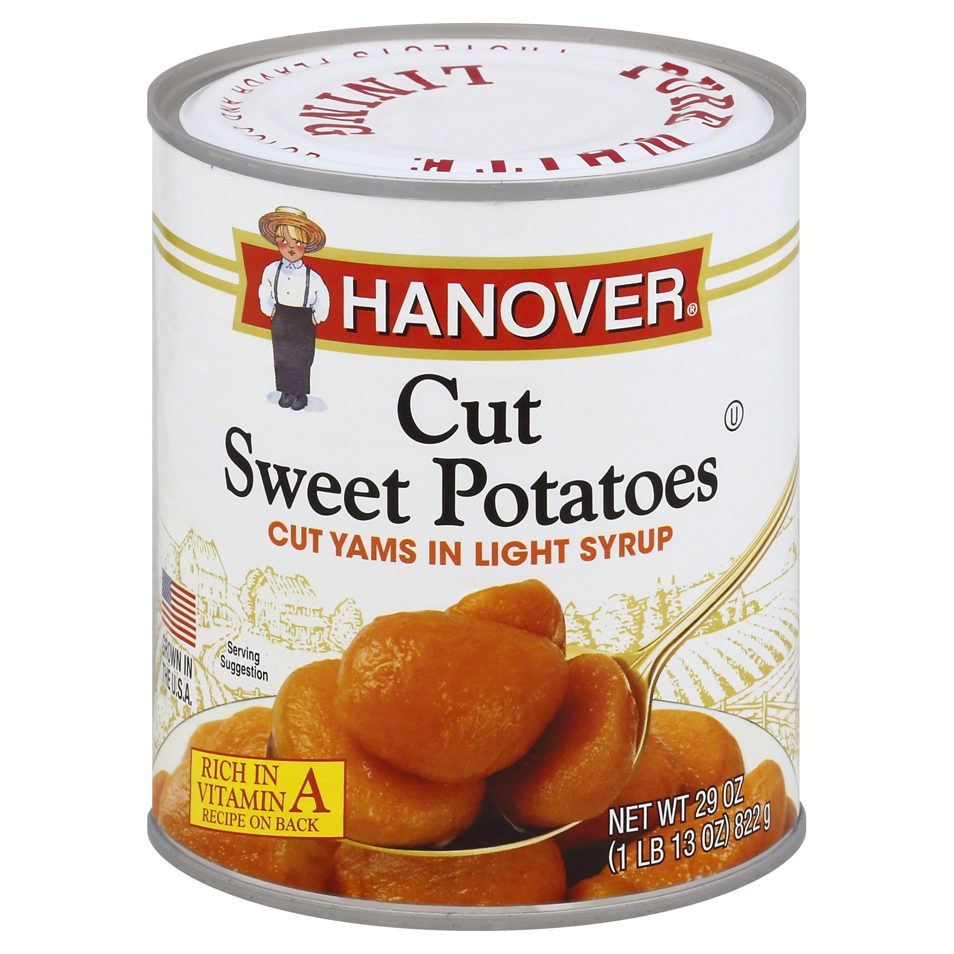 slide 1 of 2, Hanover Sweet Potatoes 29 oz, 29 oz