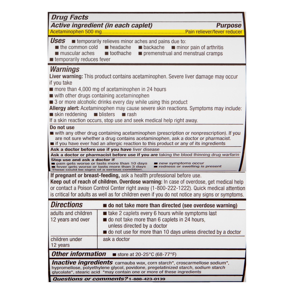 slide 11 of 13, TopCare Health Value Pack Extra Strength 500 Mg Caplets Pain Relief 2 ea, 2 ct