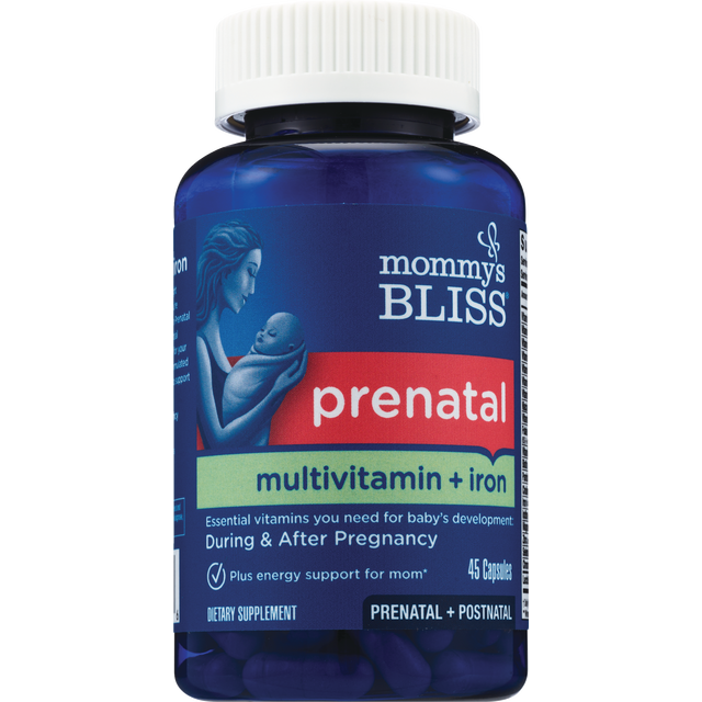 slide 1 of 1, Mommy's Bliss Prenatal Multivitamin And Iron, 45 Ct, 45 ct