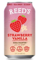 Reed's Strawberry Vanilla Functional Soda