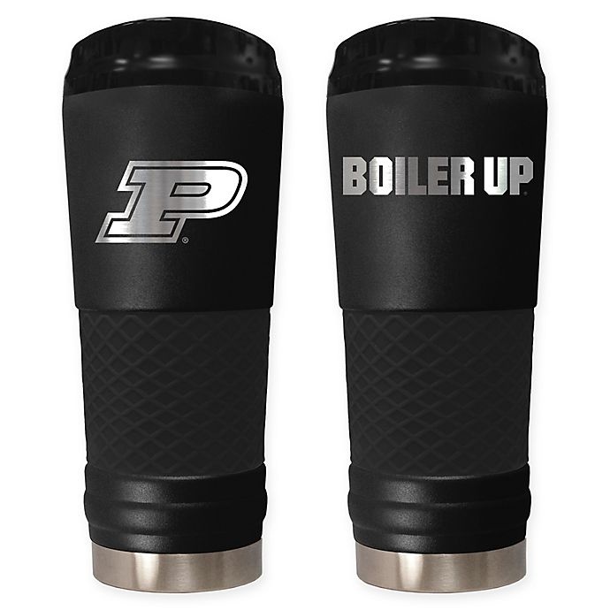 slide 1 of 1, NCAA Purdue University Powder Coated Stealth Draft Tumbler, 24 oz