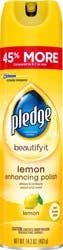 Pledge Expert Care™, Wood Polish Shines and Protects, Lemon Enhancing, Aerosol, 14.2 oz