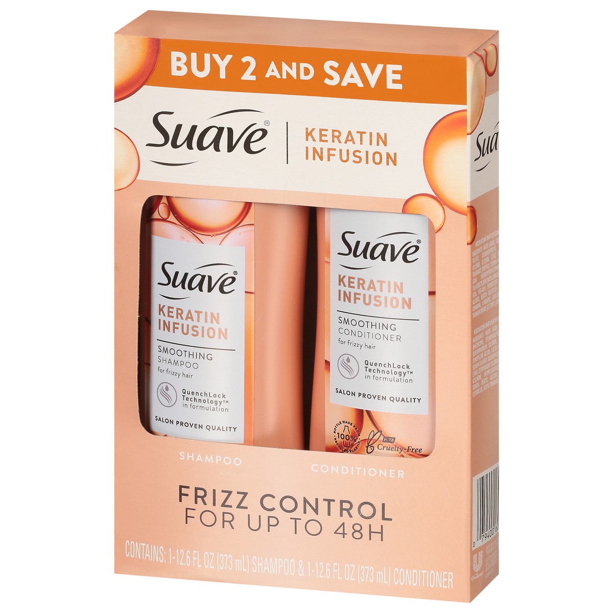 slide 6 of 9, Suave Keratin Infusion Shampoo & Conditioner System 1 ea, 1 ct