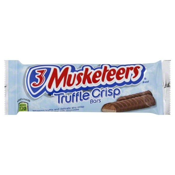 slide 1 of 1, 3 MUSKETEERS Truffle Crisp, 1 ct