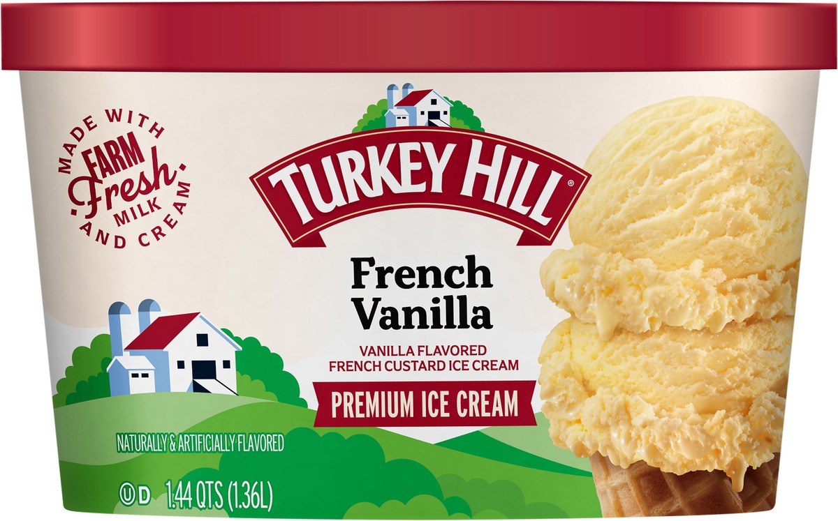 slide 2 of 2, Turkey Hill French Vanilla, 1.44 qt