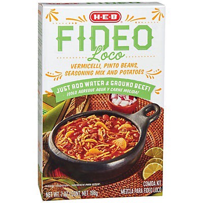 slide 1 of 1, H-E-B Fideo Loco Comida Kit, 7 oz