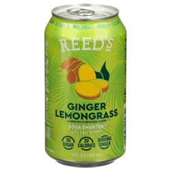 Reed's Ginger Lemongrass Functional Soda
