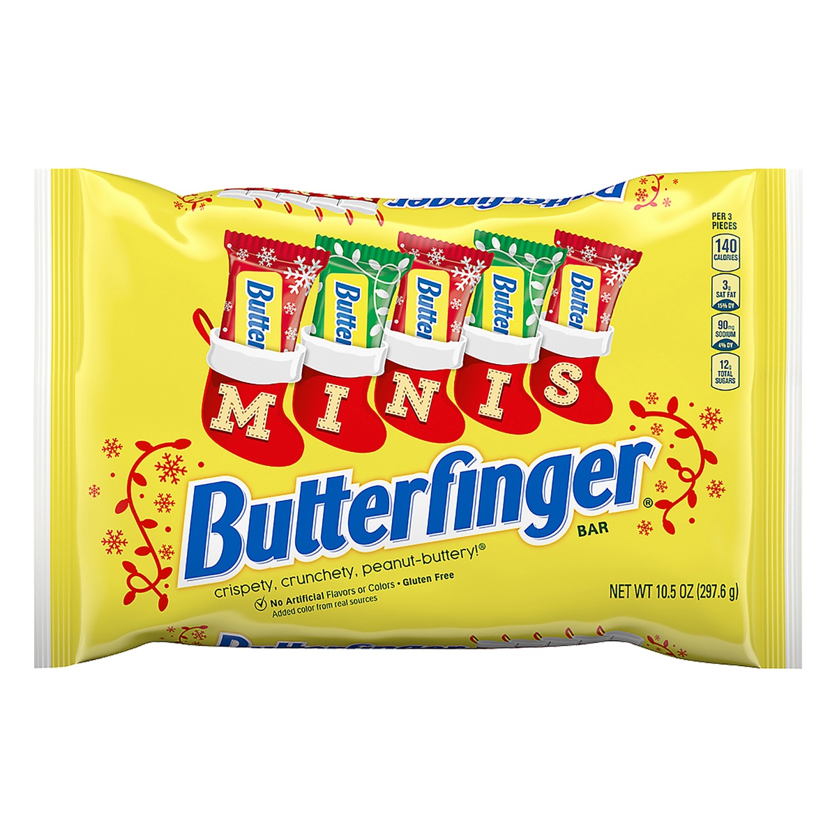 slide 1 of 6, Butterfinger Minis Candy Bars, 11 oz