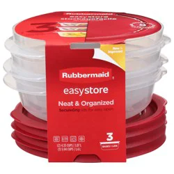 Rubbermaid EasyStore Food Storage Container 3 Each