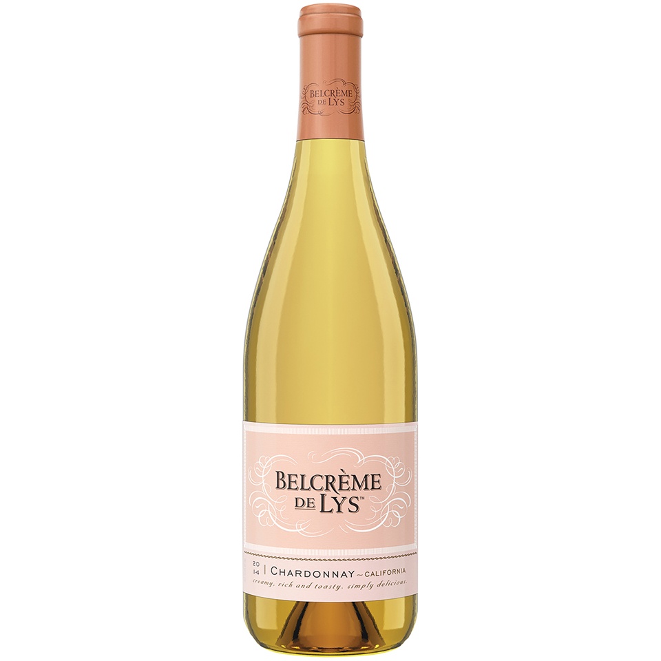 slide 1 of 2, Belcrème de Lys Chardonnay, 750 ml