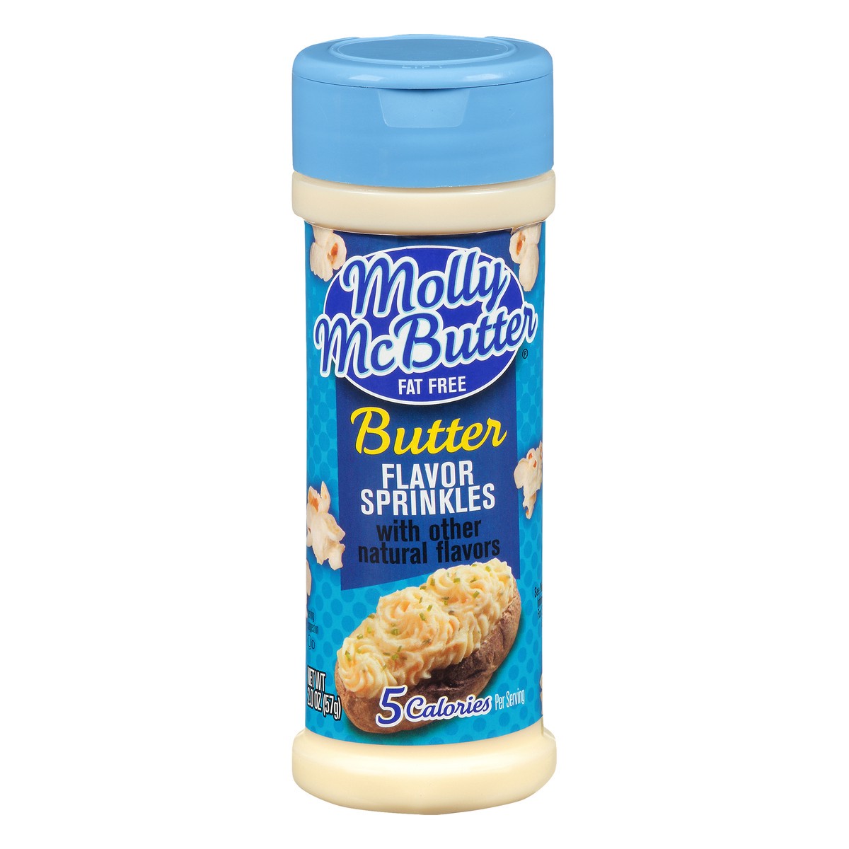 slide 10 of 12, Molly McButter Butter Flavor Sprinkles 2 oz. Shaker, 2 oz